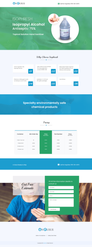 Web Design by Progryss Media for on queue computer | Design: #24383100