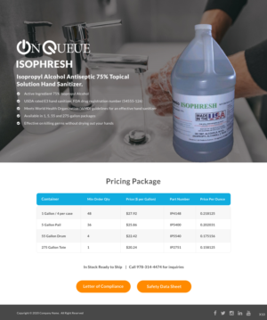 Web Design by pb for on queue computer | Design: #24387256