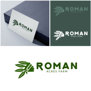 Roman Acres Farm | Logo Design by DominicDesign
