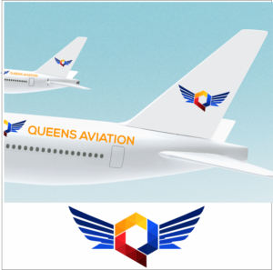 Queens Aviation | Logo Design by ERLANDO RONTE RDJ