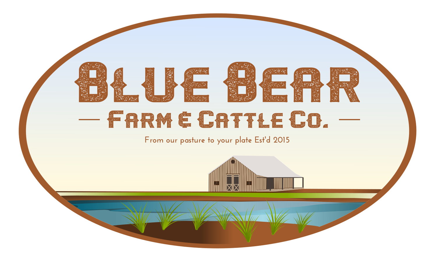 Logo Design by cs_art for Blue Bear Farm & Cattle Co.  | Design #24445218