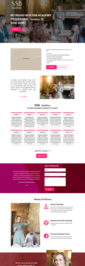 Landing Page Design by Aman60