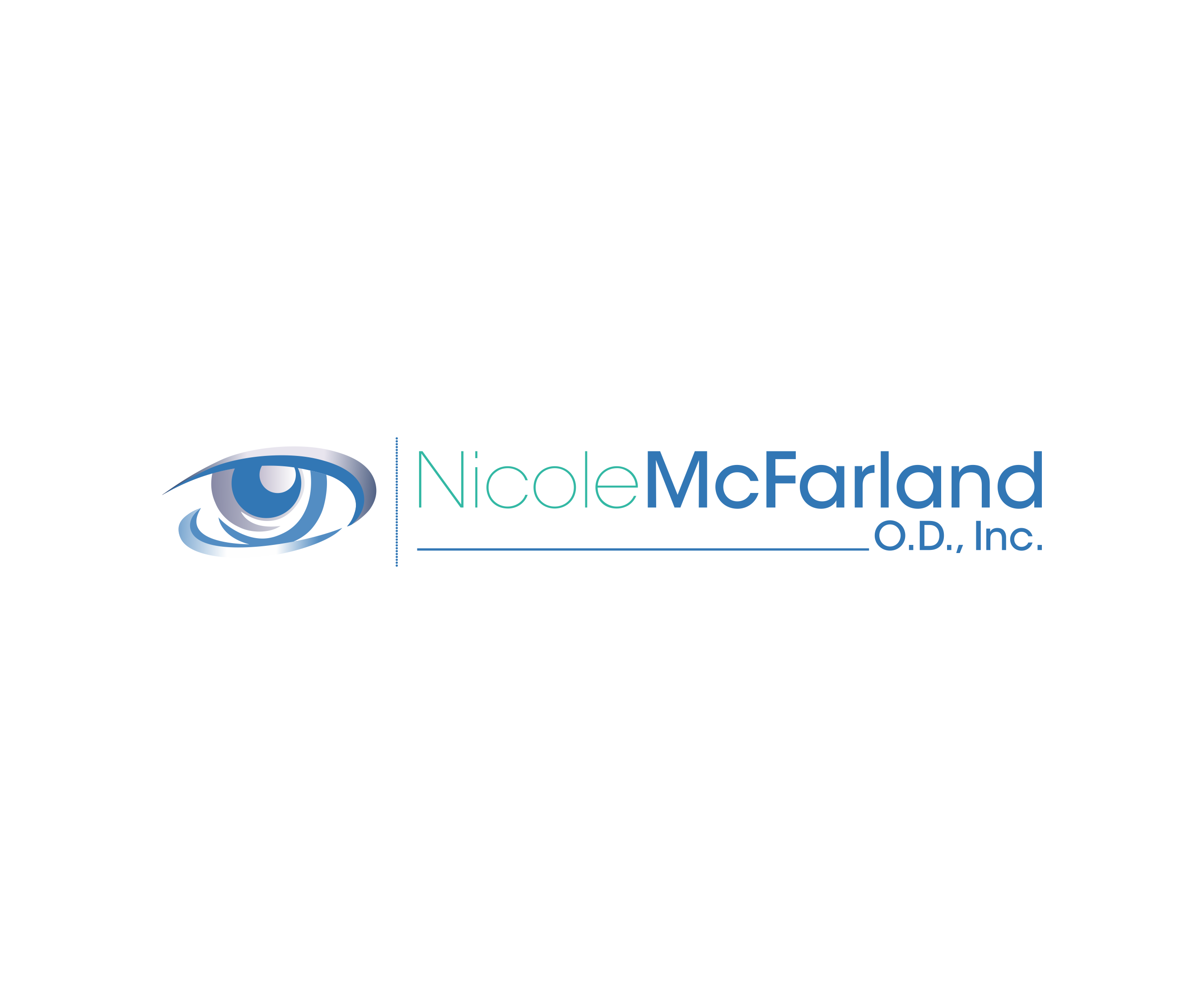 Logo Design by Tony Bishop for Nicole McFarland, O.D., Inc. | Design #24461695