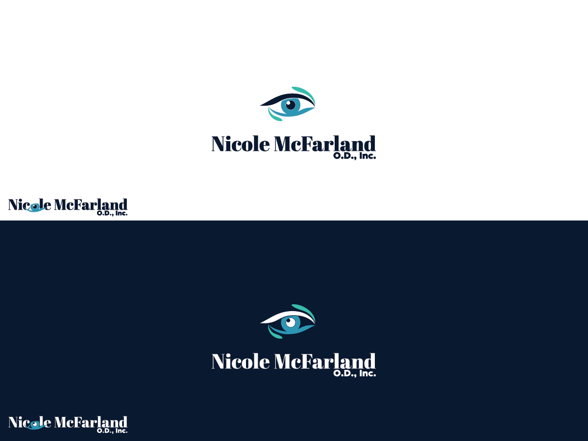 Logo Design by Matea for Nicole McFarland, O.D., Inc. | Design #24485339