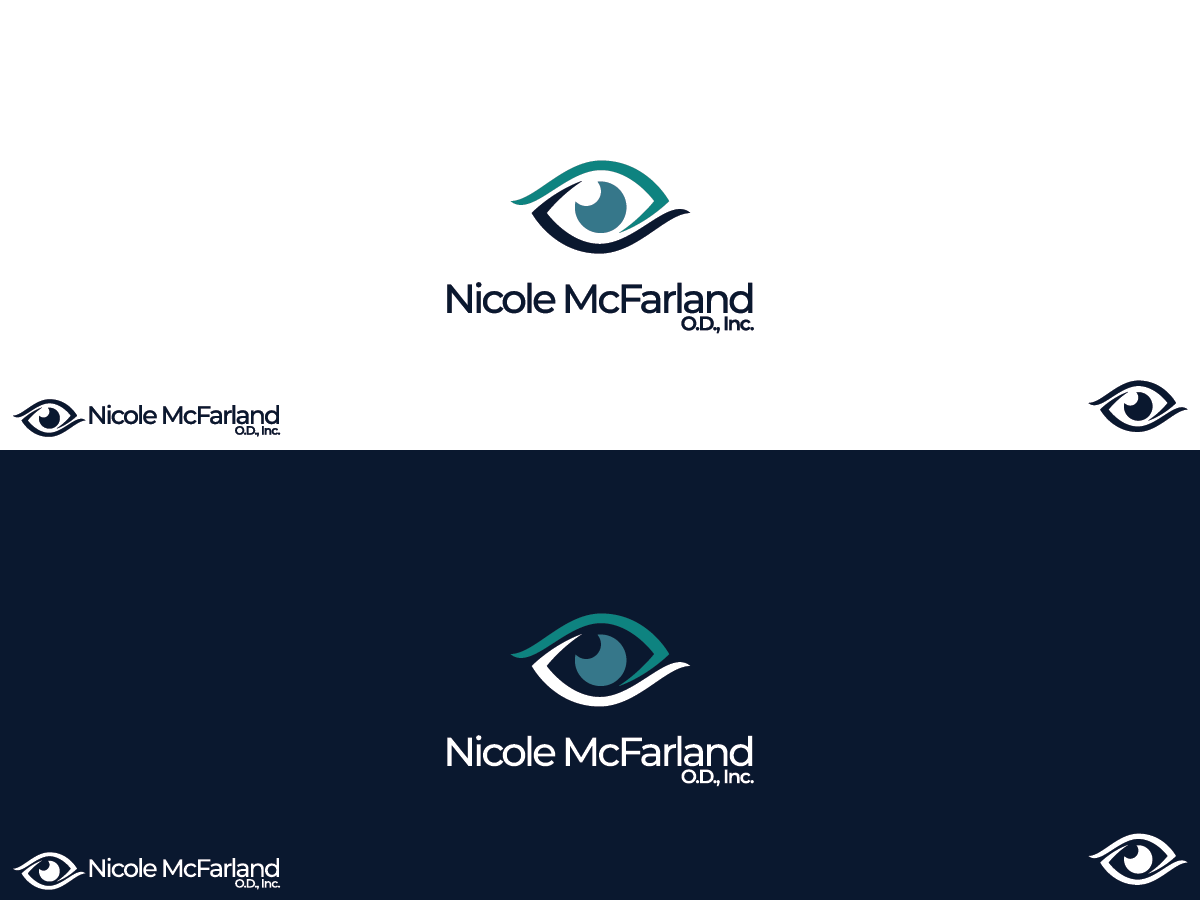 Logo Design by Matea for Nicole McFarland, O.D., Inc. | Design #24495473