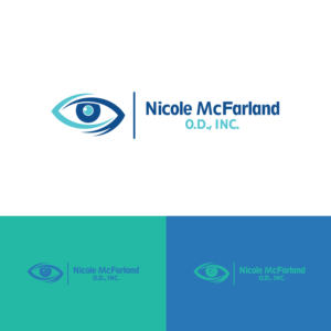 Logo Design by KabhTech Studio for Nicole McFarland, O.D., Inc. | Design: #24395525