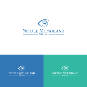 Logo Design by Kundan Lal for Nicole McFarland, O.D., Inc. | Design: #24488878