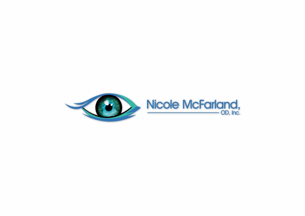 Logo Design by mamik for Nicole McFarland, O.D., Inc. | Design #24414048