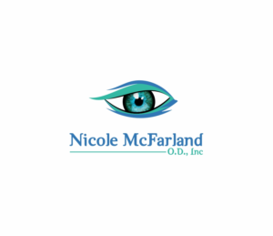 Logo Design by mamik for Nicole McFarland, O.D., Inc. | Design: #24442277