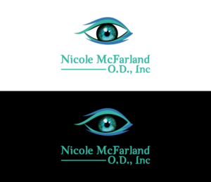 Logo Design by mamik for Nicole McFarland, O.D., Inc. | Design: #24444076