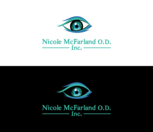 Logo Design by mamik for Nicole McFarland, O.D., Inc. | Design: #24444079