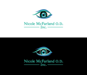 Logo Design by mamik for Nicole McFarland, O.D., Inc. | Design: #24477516