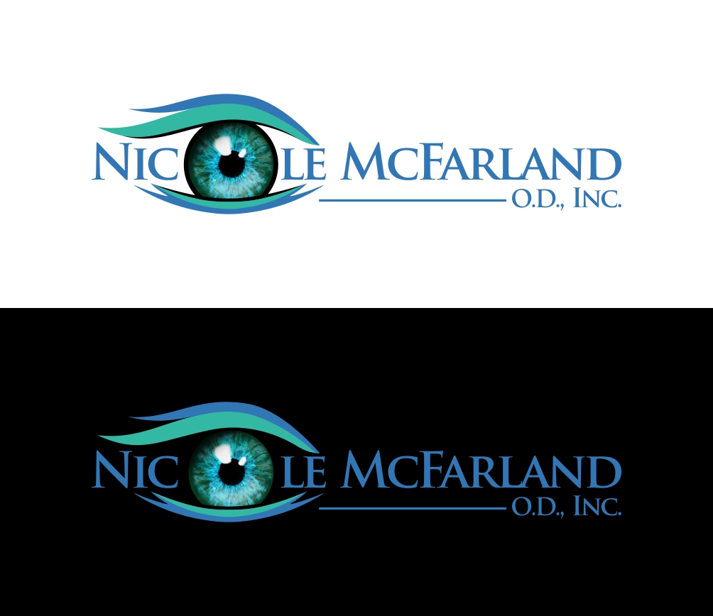 Logo Design by mamik for Nicole McFarland, O.D., Inc. | Design #24495145
