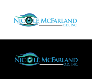 Logo Design by mamik for Nicole McFarland, O.D., Inc. | Design: #24496369