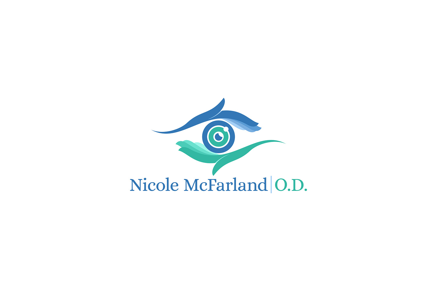 Logo Design by nivleik for Nicole McFarland, O.D., Inc. | Design #24387952