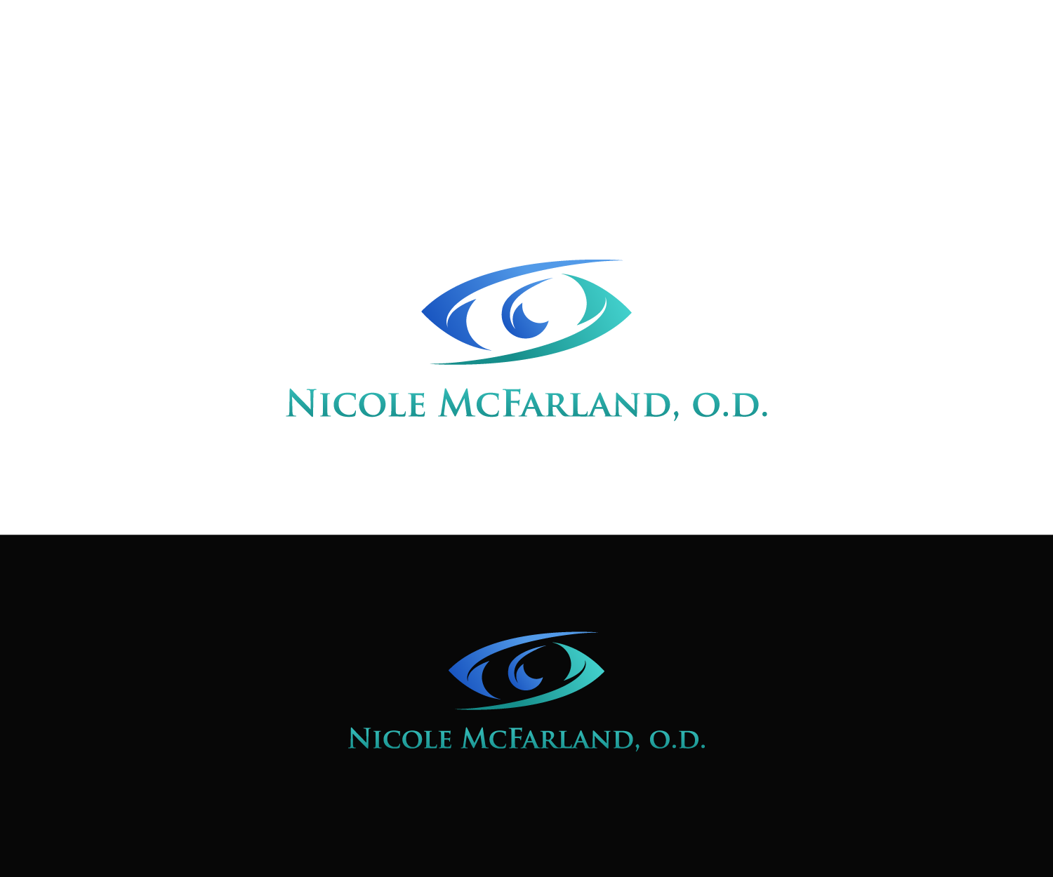 Logo Design by anico for Nicole McFarland, O.D., Inc. | Design #24385100