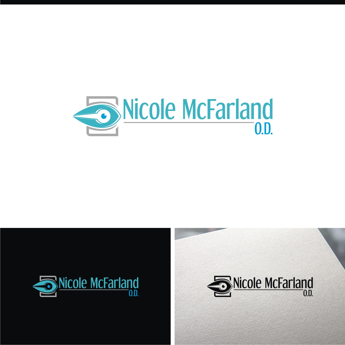 Logo Design by e-graphics for Nicole McFarland, O.D., Inc. | Design #24385967