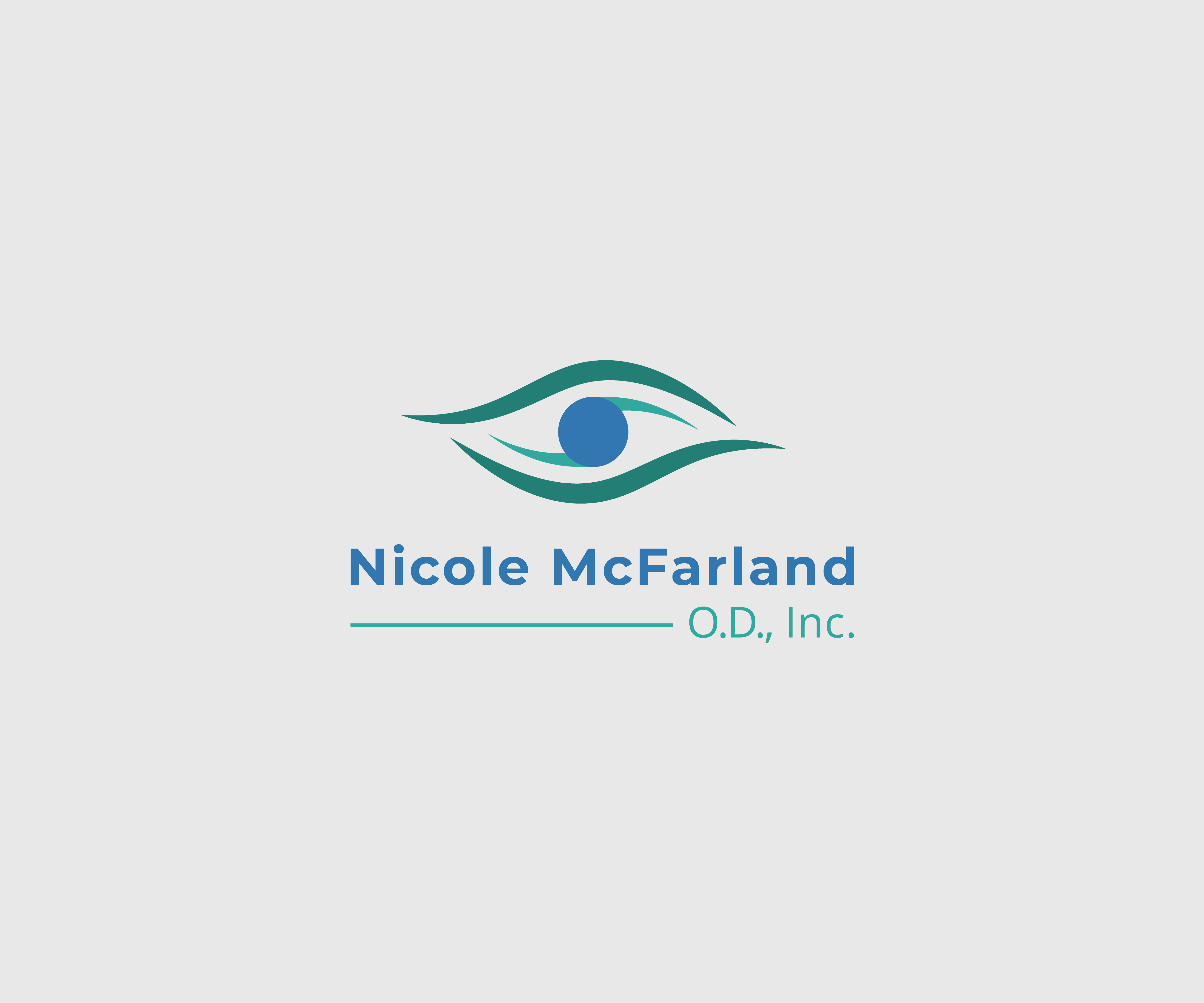 Logo Design by jnh for Nicole McFarland, O.D., Inc. | Design #24446311