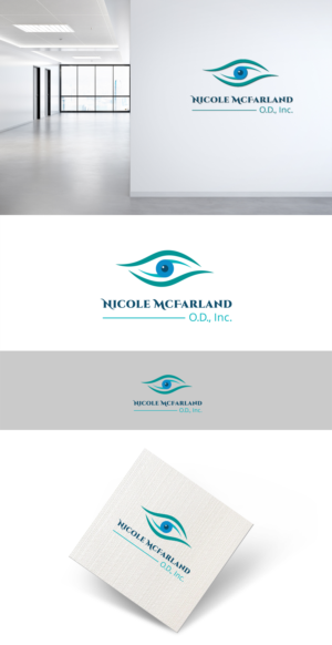 Logo Design by jnh for Nicole McFarland, O.D., Inc. | Design: #24447199