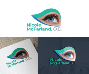 Logo Design by DreamzINSIDE for Nicole McFarland, O.D., Inc. | Design: #24398682