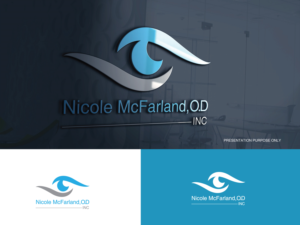 Logo Design by Paras Bali for Nicole McFarland, O.D., Inc. | Design: #24490375