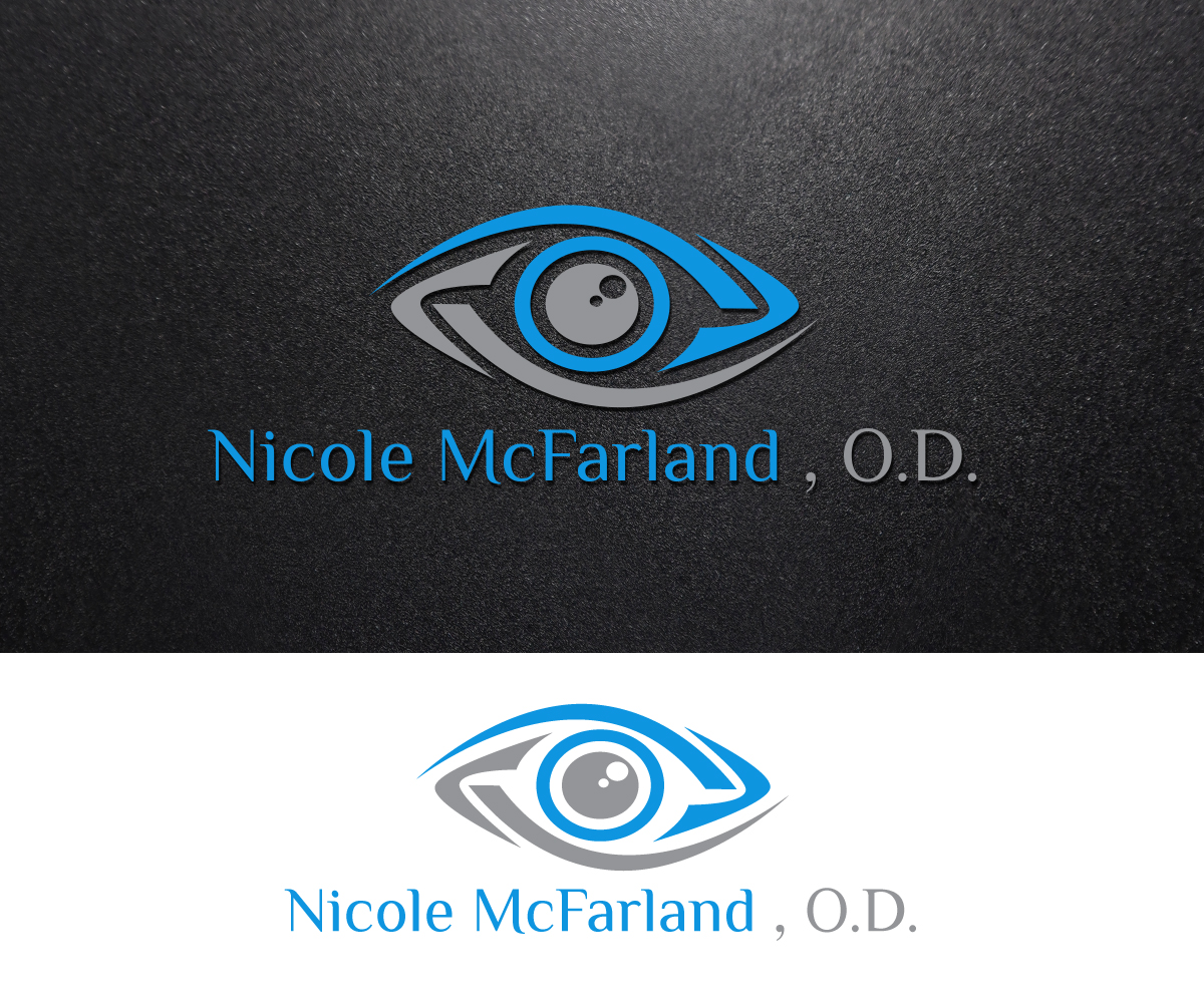 Logo Design by edwinnegz1 for Nicole McFarland, O.D., Inc. | Design #24388098