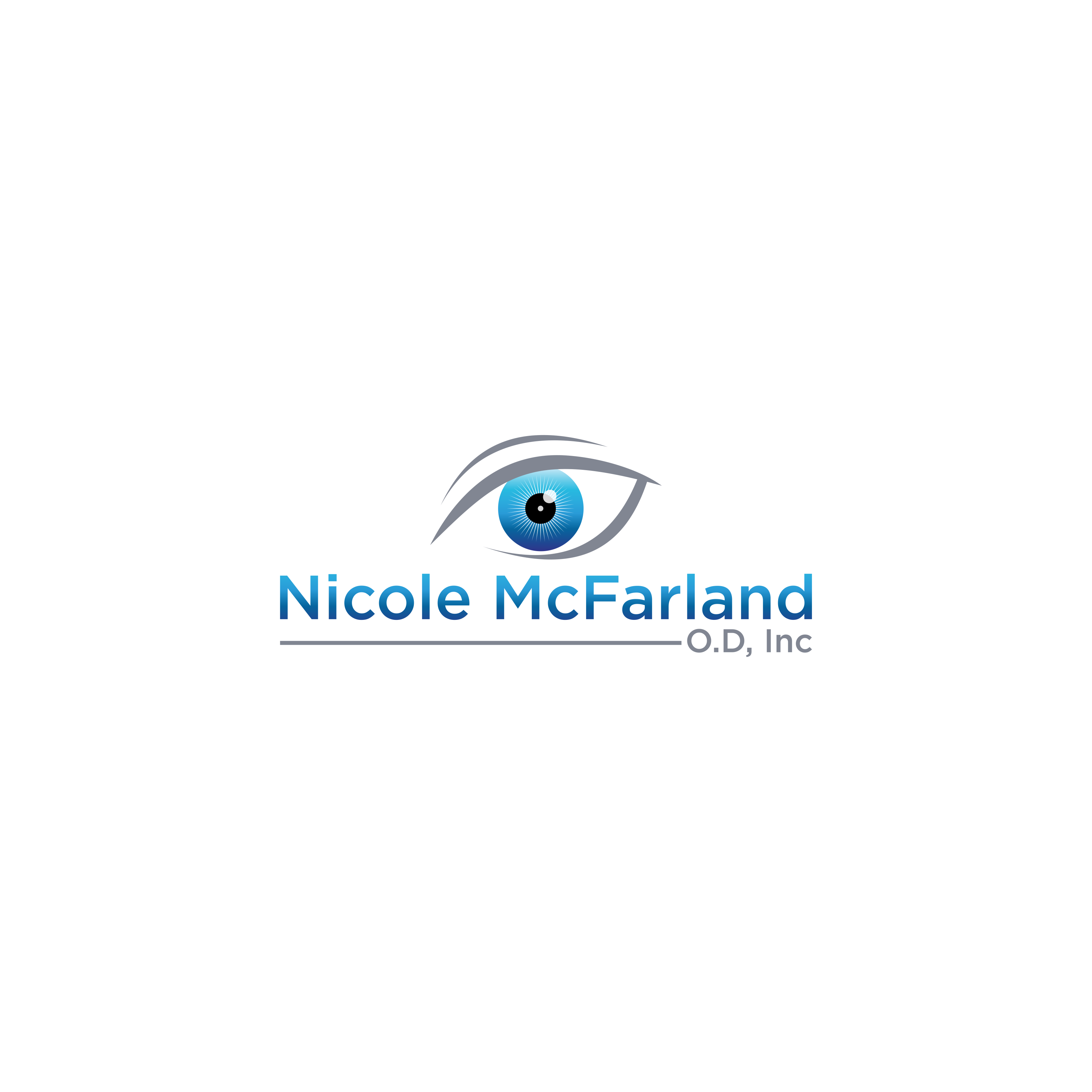 Logo Design by ScarLet' for Nicole McFarland, O.D., Inc. | Design #24487283