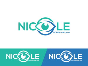 Logo Design by Pro_DesignMaster for Nicole McFarland, O.D., Inc. | Design: #24404521