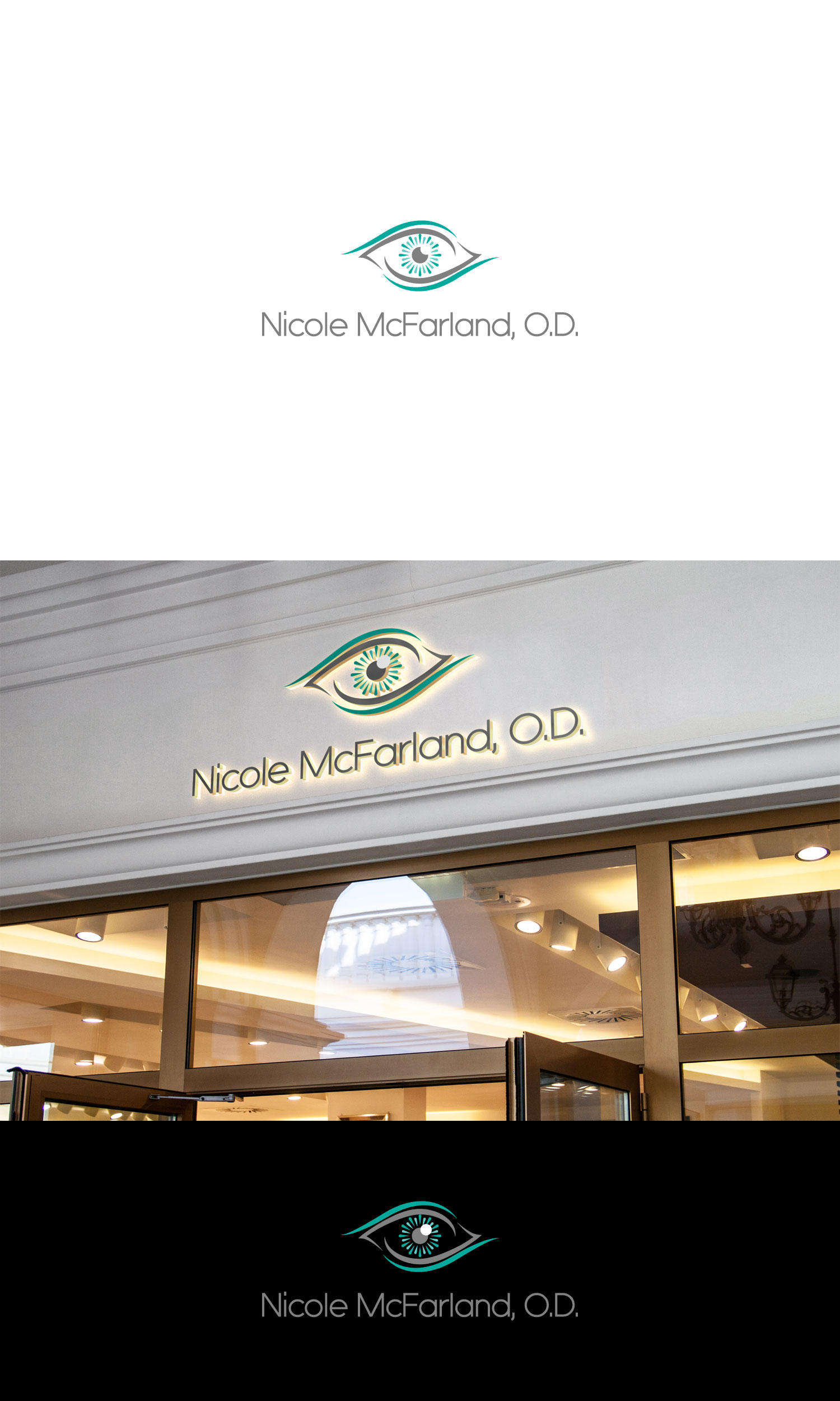 Logo Design by Haja_H2 for Nicole McFarland, O.D., Inc. | Design #24391281
