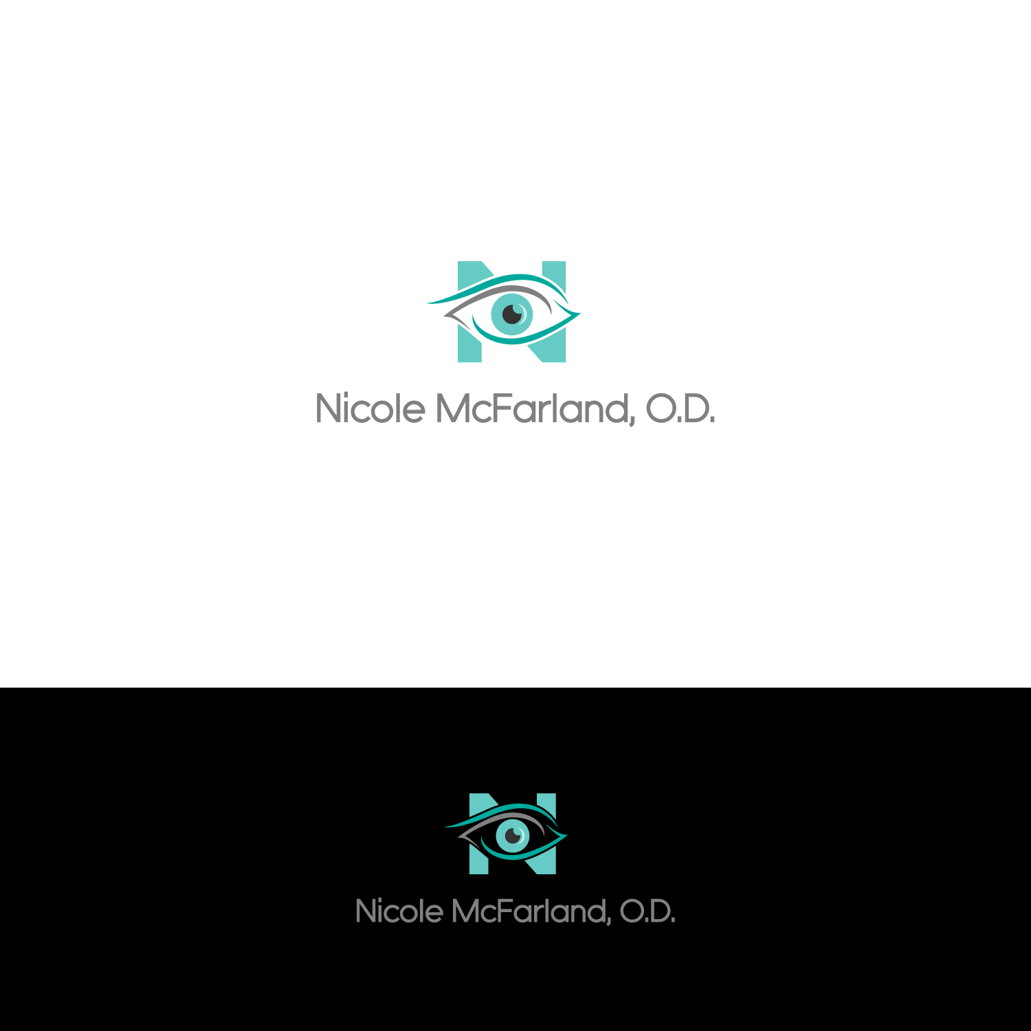 Logo Design by Haja_H2 for Nicole McFarland, O.D., Inc. | Design #24436776