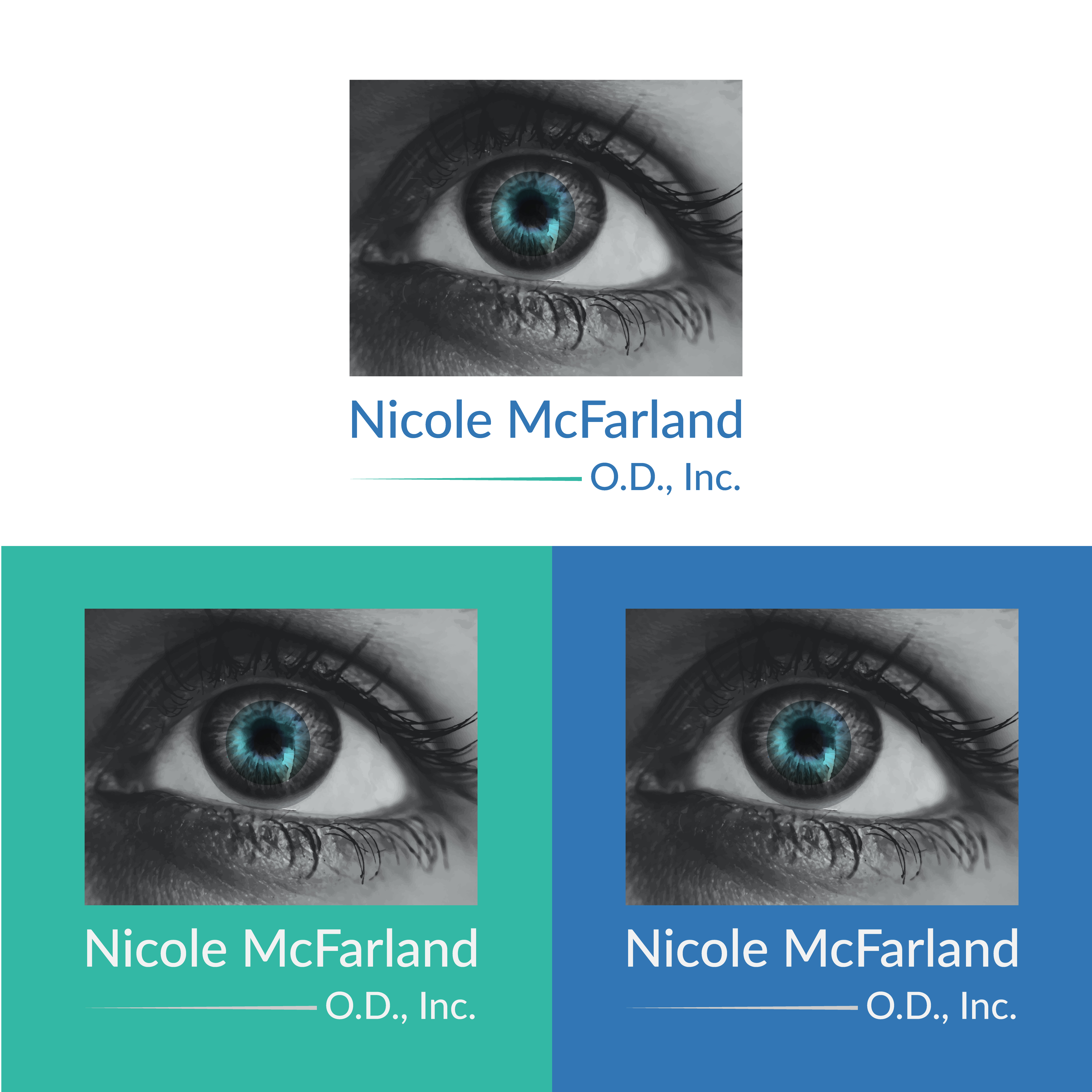 Logo Design by ishitasenguptaaa for Nicole McFarland, O.D., Inc. | Design #24432579