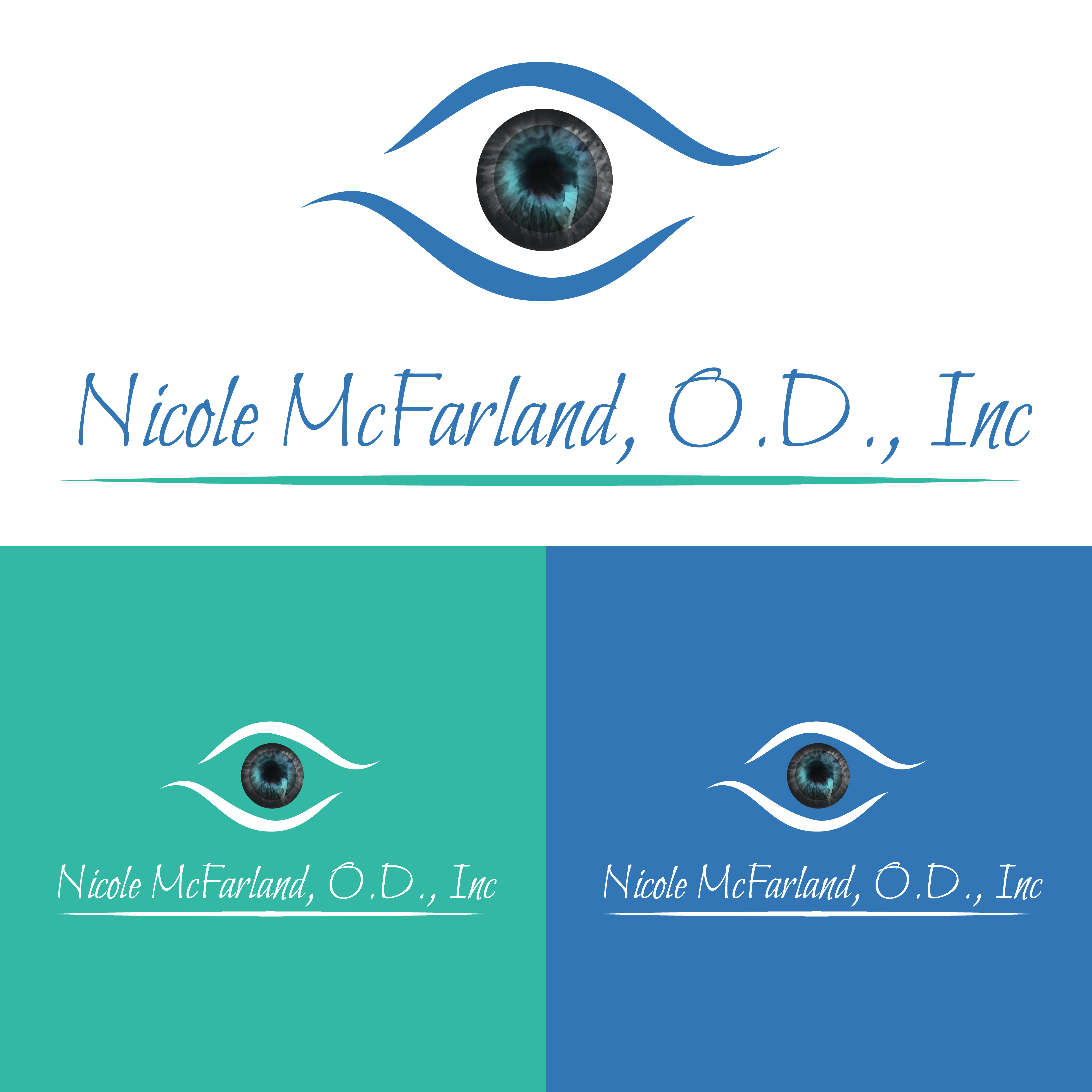 Logo Design by ishitasenguptaaa for Nicole McFarland, O.D., Inc. | Design #24456240