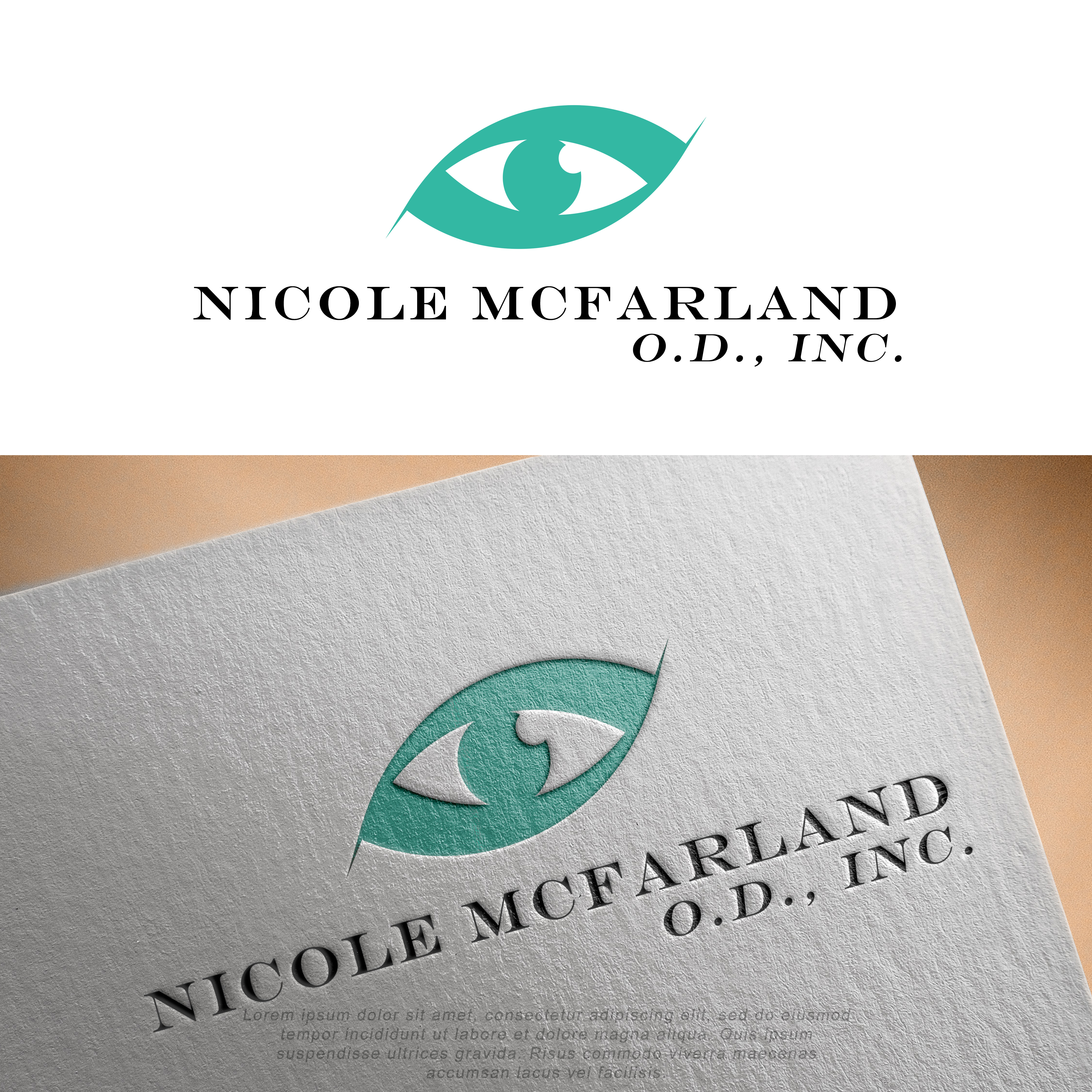 Logo Design by sastra wiguna for Nicole McFarland, O.D., Inc. | Design #24436620