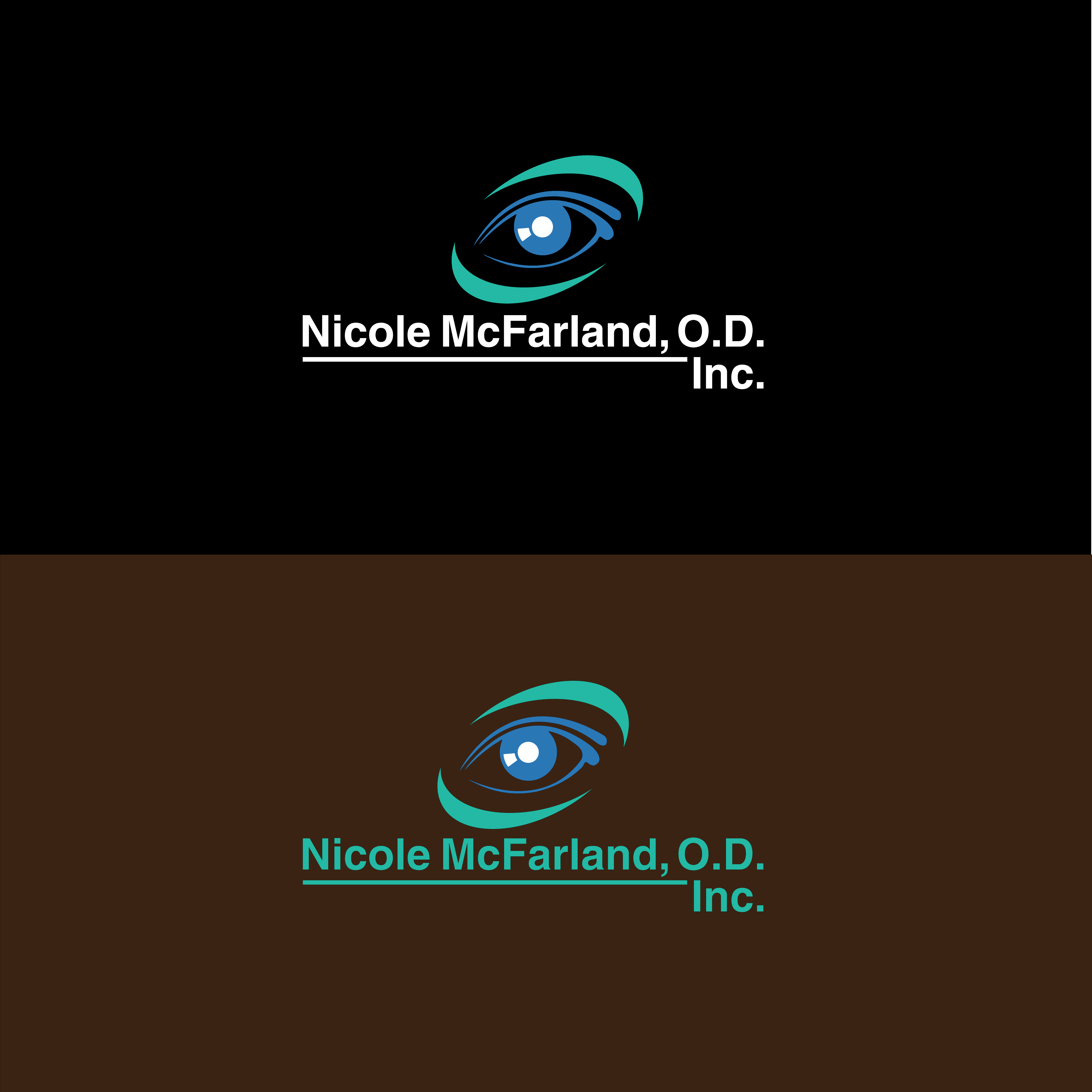 Logo Design by S&amp;amp;amp;amp;amp;amp;amp;amp;amp;R for Nicole McFarland, O.D., Inc. | Design #24386026