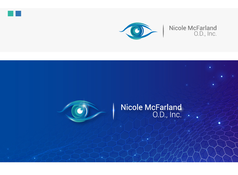 Logo Design by WildFox for Nicole McFarland, O.D., Inc. | Design #24485146