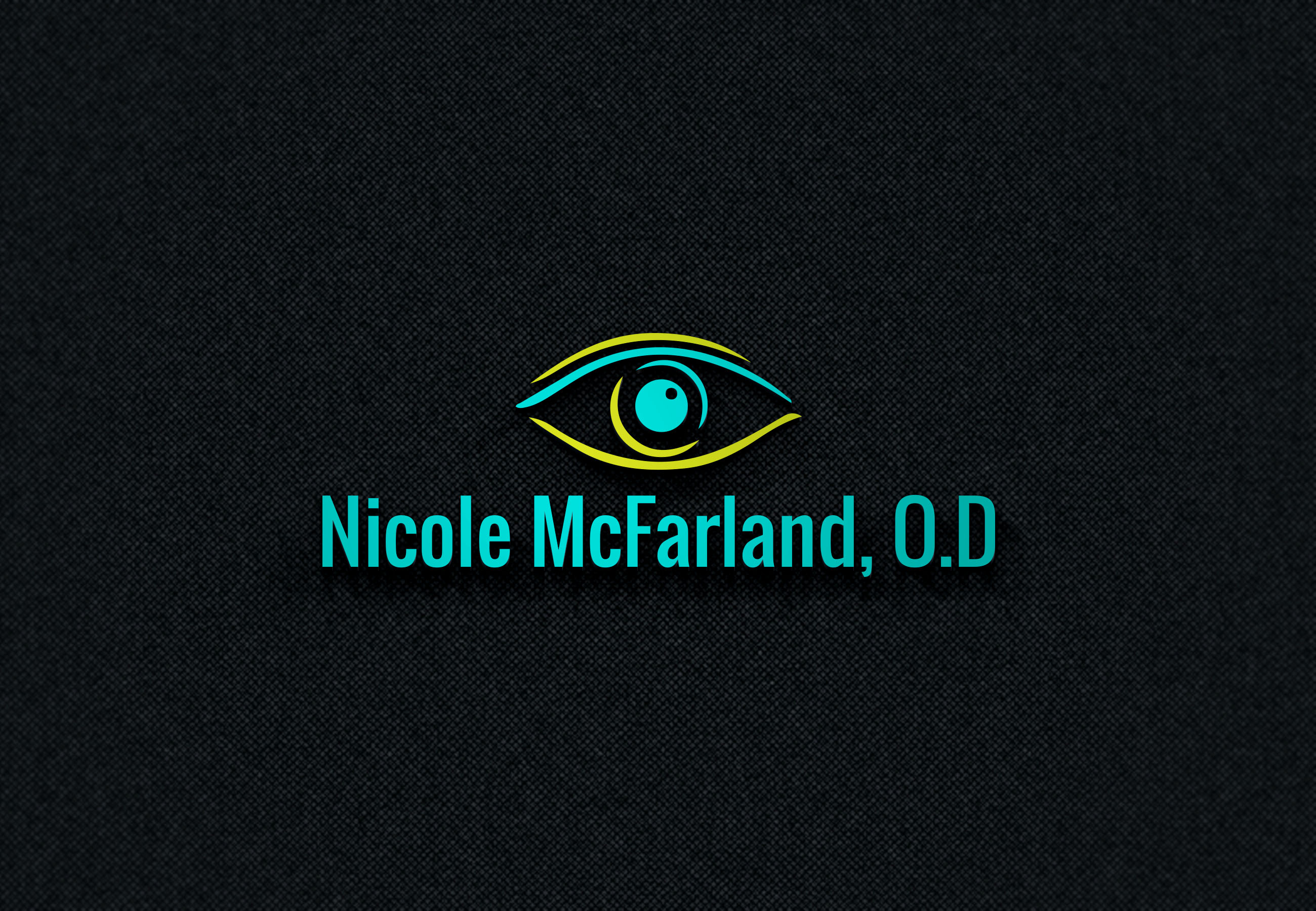 Logo Design by Aliqa Design for Nicole McFarland, O.D., Inc. | Design #24389167