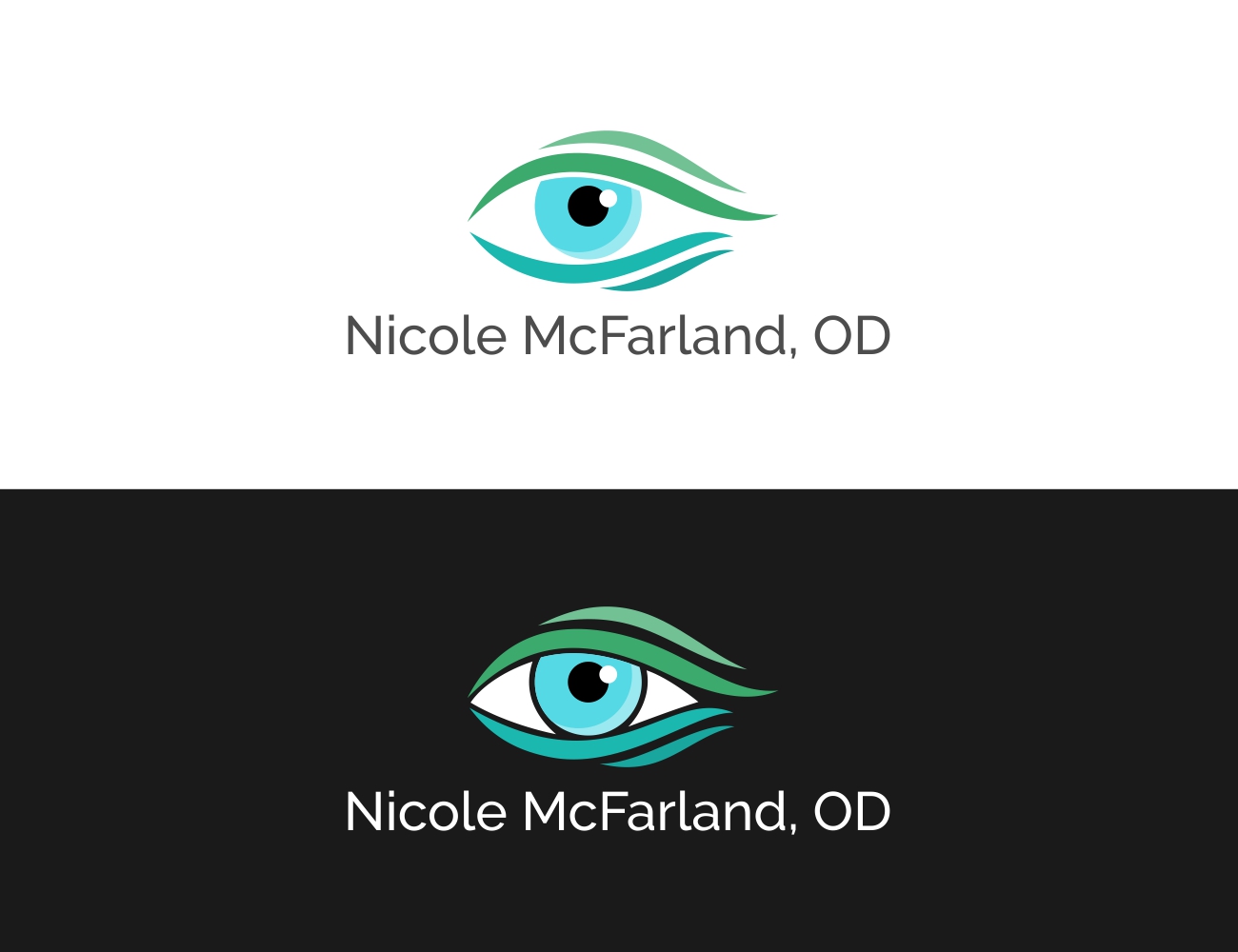 Logo Design by MOH Studio for Nicole McFarland, O.D., Inc. | Design #24383526