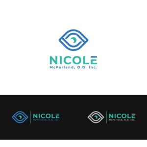 Logo Design by MIAN MUHAMMAD 2 for Nicole McFarland, O.D., Inc. | Design: #24386076