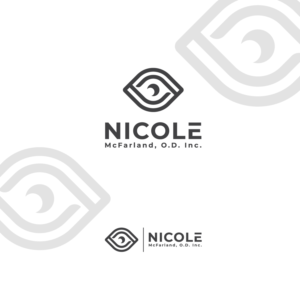 Logo Design by MIAN MUHAMMAD 2 for Nicole McFarland, O.D., Inc. | Design: #24386082