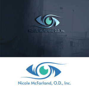Logo Design by Graphic_Wizard for Nicole McFarland, O.D., Inc. | Design: #24485653