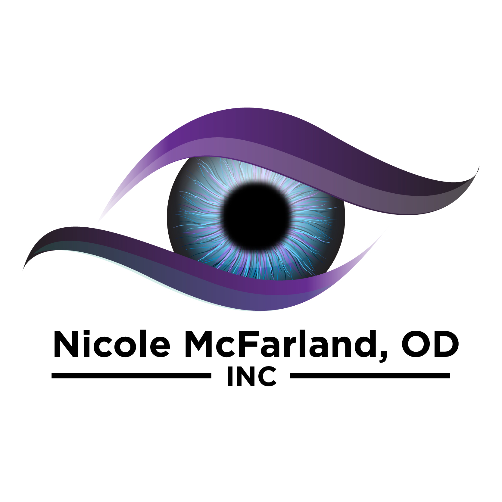 Logo Design by umbara for Nicole McFarland, O.D., Inc. | Design #24444560