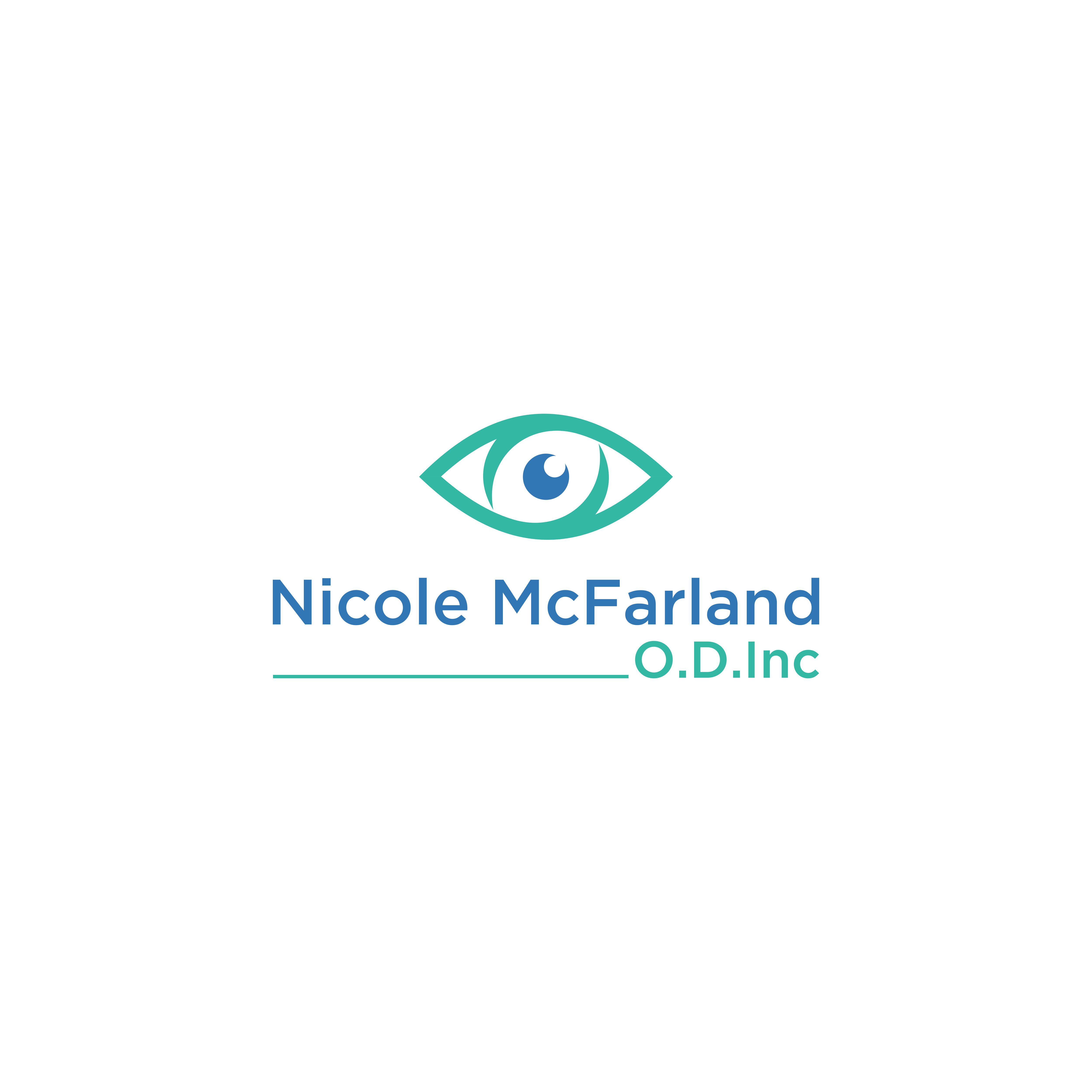 Logo Design by bluewing02 for Nicole McFarland, O.D., Inc. | Design #24456206