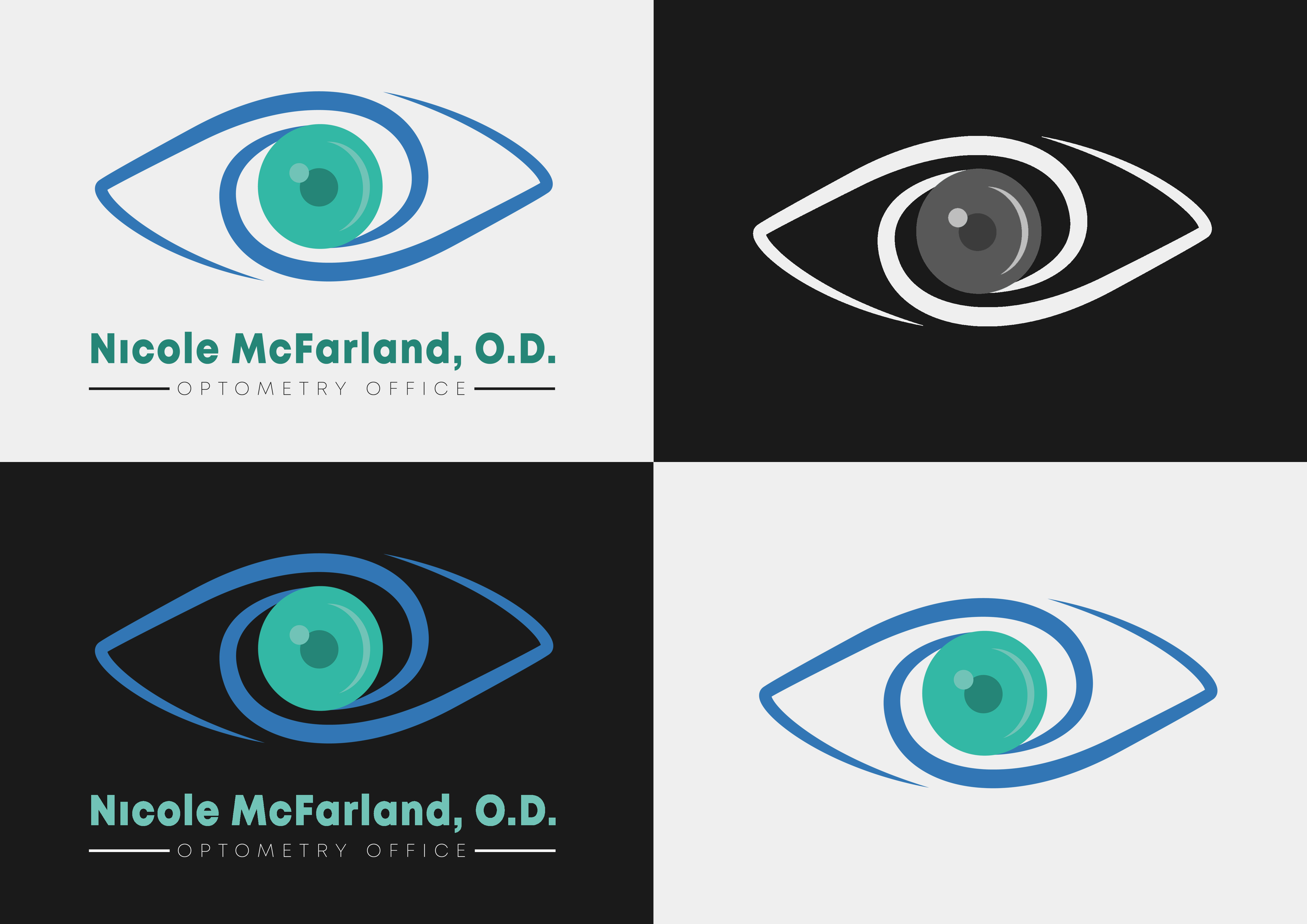 Logo Design by Viknesh98 for Nicole McFarland, O.D., Inc. | Design #24510920