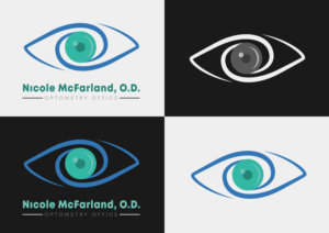 Logo Design by Viknesh98 for Nicole McFarland, O.D., Inc. | Design: #24510920