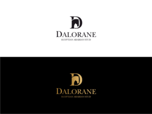 Dalorane Egyptian Arabian Stud | Diseño de Logo por Atvento Graphics