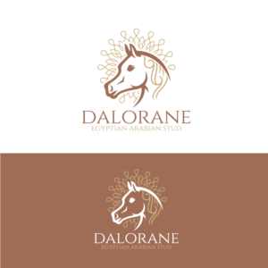 Dalorane Egyptian Arabian Stud | Diseño de Logo por Graphic Bricks