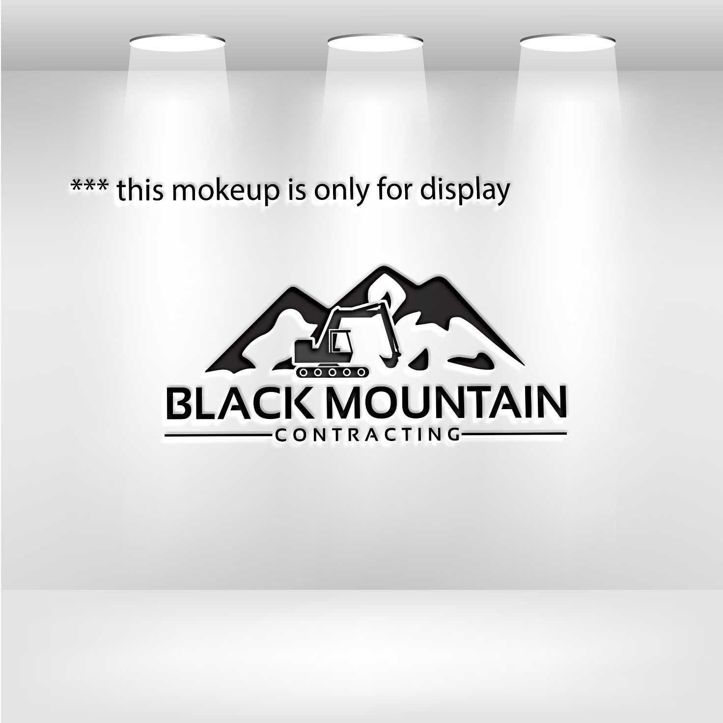 Logo Design by Ochieng for Black Mountain Contracting | Design #24387225