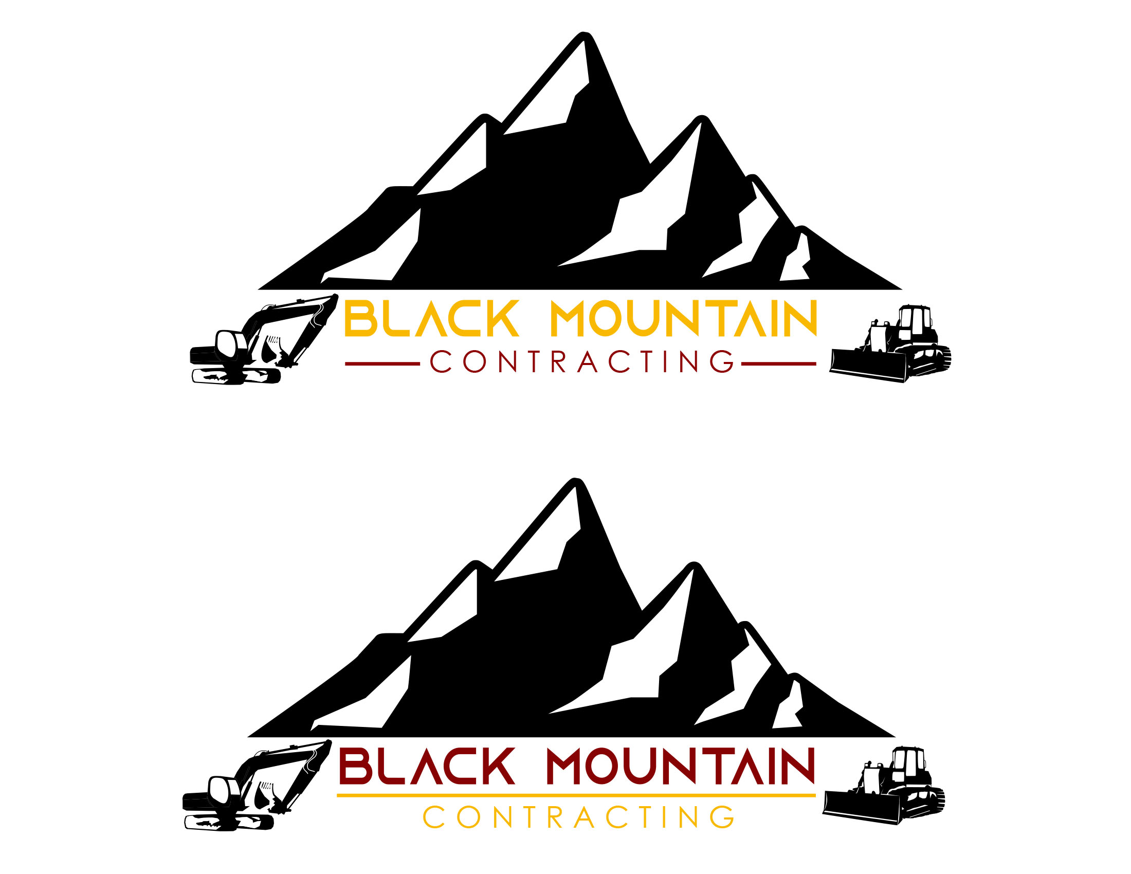 Logo Design by VanR for Black Mountain Contracting | Design #24397507