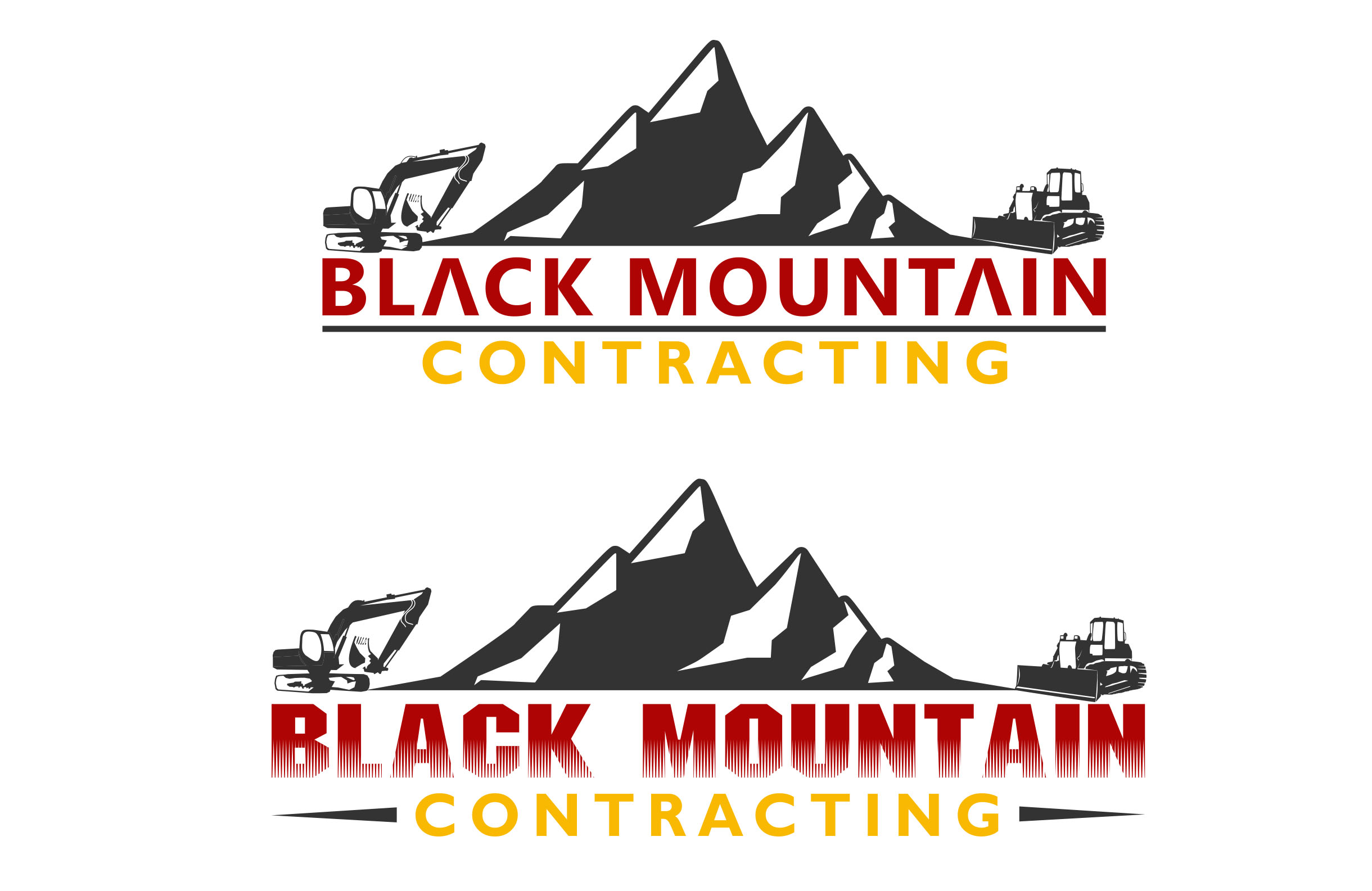 Logo Design by VanR for Black Mountain Contracting | Design #24404193