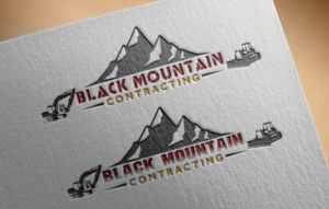 Logo Design by VanR for Black Mountain Contracting | Design: #24404195